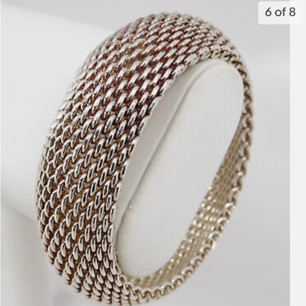 Tiffany & Co. Wide Somerset Mesh Bracelet - Picture 5 of 5